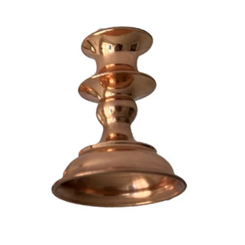 عکس شماره 2 : شمعدان مسی مدل مدرن کد zh376.2