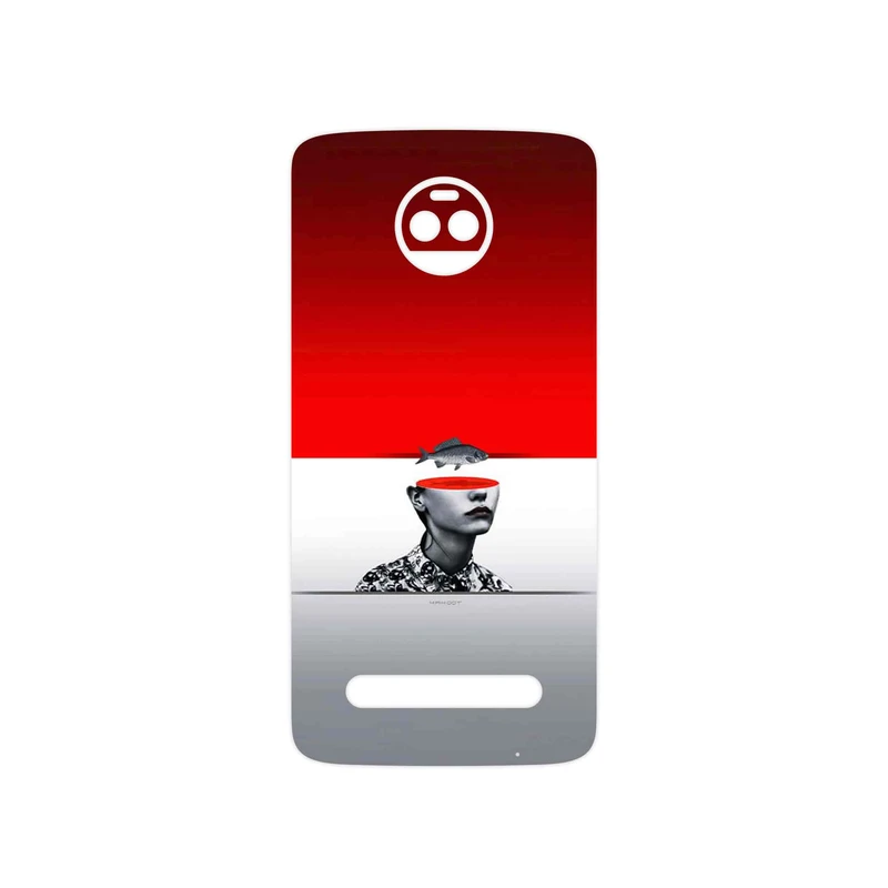 برچسب پوششی ماهوت مدل Collage of surreal Portrait of Women 1 مناسب برای گوشی موبایل موتورولا Moto Z2 Force