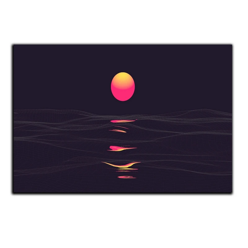 تابلو شاسی بکلیت طرح غروب آفتاب مدل SH-S5172