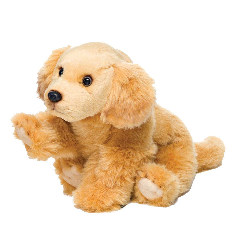 عروسک طرح سگ مدل Demdaco Golden Retriever Puppy کد SZ4/257 طول 31 سانتی متر