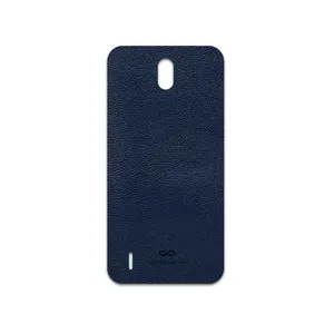 MAHOOT Deep-Blue-Leather Cover Sticker for Nokia C1