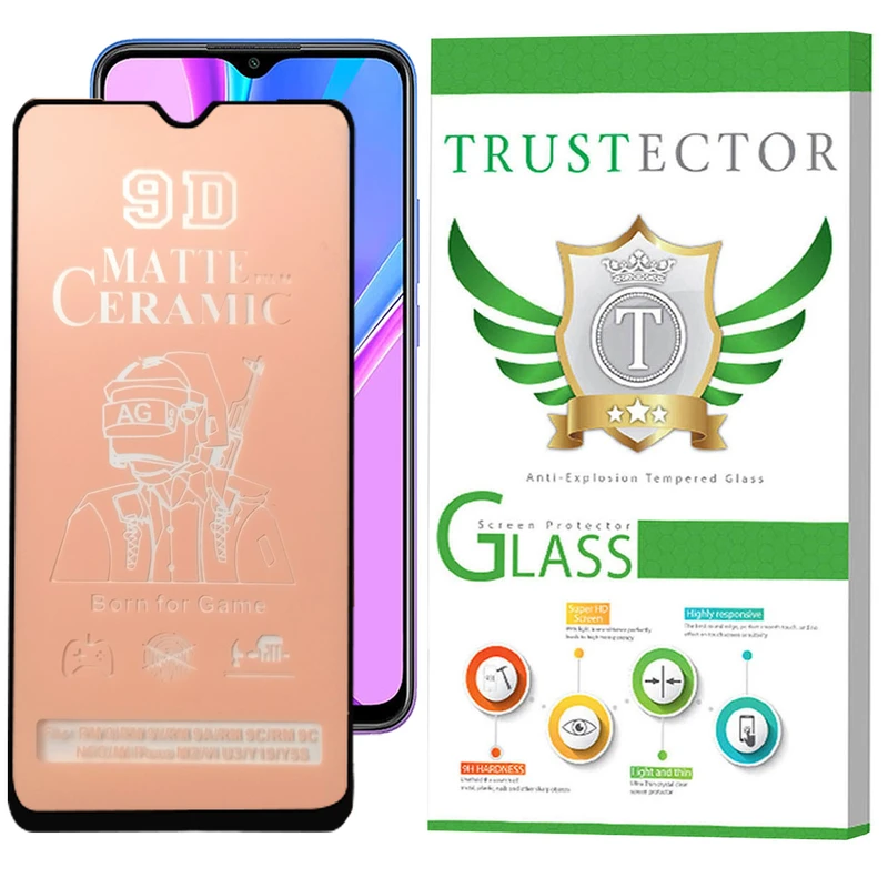  محافظ صفحه نمایش سرامیک مات تراستکتور مدل CATA مناسب برای گوشی موبایل شيائومی Redmi 9