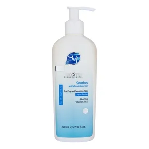 مایع شوینده صورت زنانه اس وی آی مدل DRYSTOP مناسب پوست خشک و حساس حجم 220 میلی‌لیتر