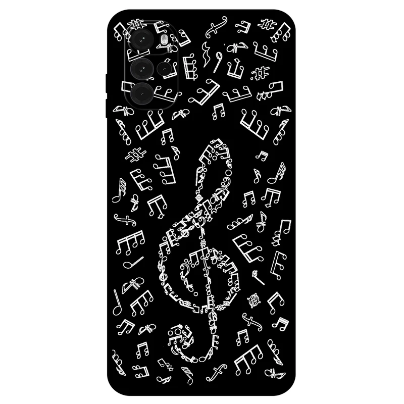 کاور مگافون طرح نوت موسیقی مدل 1370 مناسب برای گوشی موبایل موتورولا Moto G22