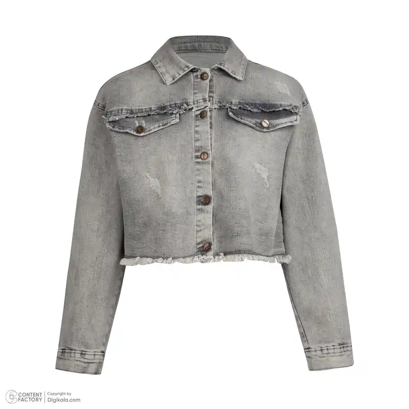 ست کت و دامن جین دخترانه تیپ تاپ مدل ‏24033B81314