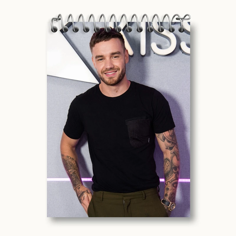دفتر یادداشت 50 برگ خندالو مدل لیام پین گروه موسیقی وان دایرکشن One Direction کد 18900