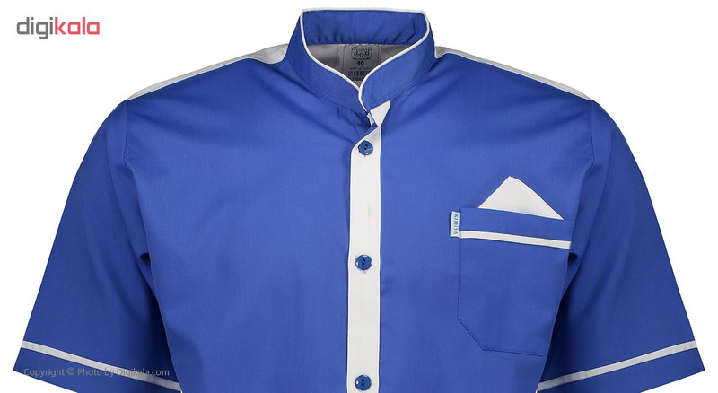 روپوش آشپزی سبلان کد 01 آبی سفید