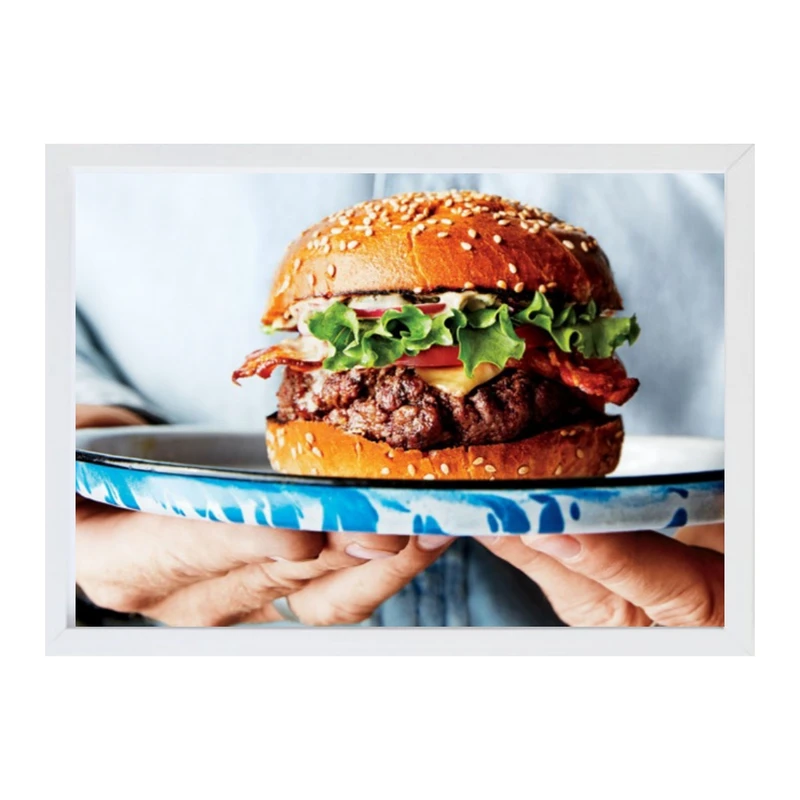 تابلو طرح راز رستوران و همبرگر کد R022