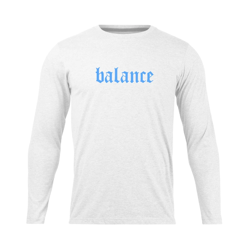 تی شرت آستین بلند مردانه مدل balance کد 0854
