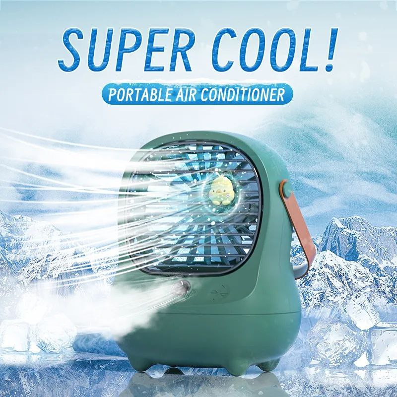 کولر آبی مینی فن USB مدل super cool