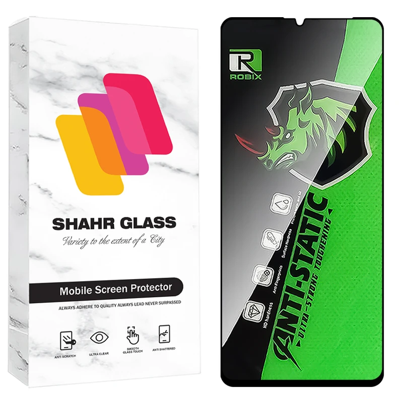 محافظ صفحه نمایش شهر گلس مدل ROBIXS مناسب برای گوشی موبایل شیائومی Redmi 13C 4G / Poco C65