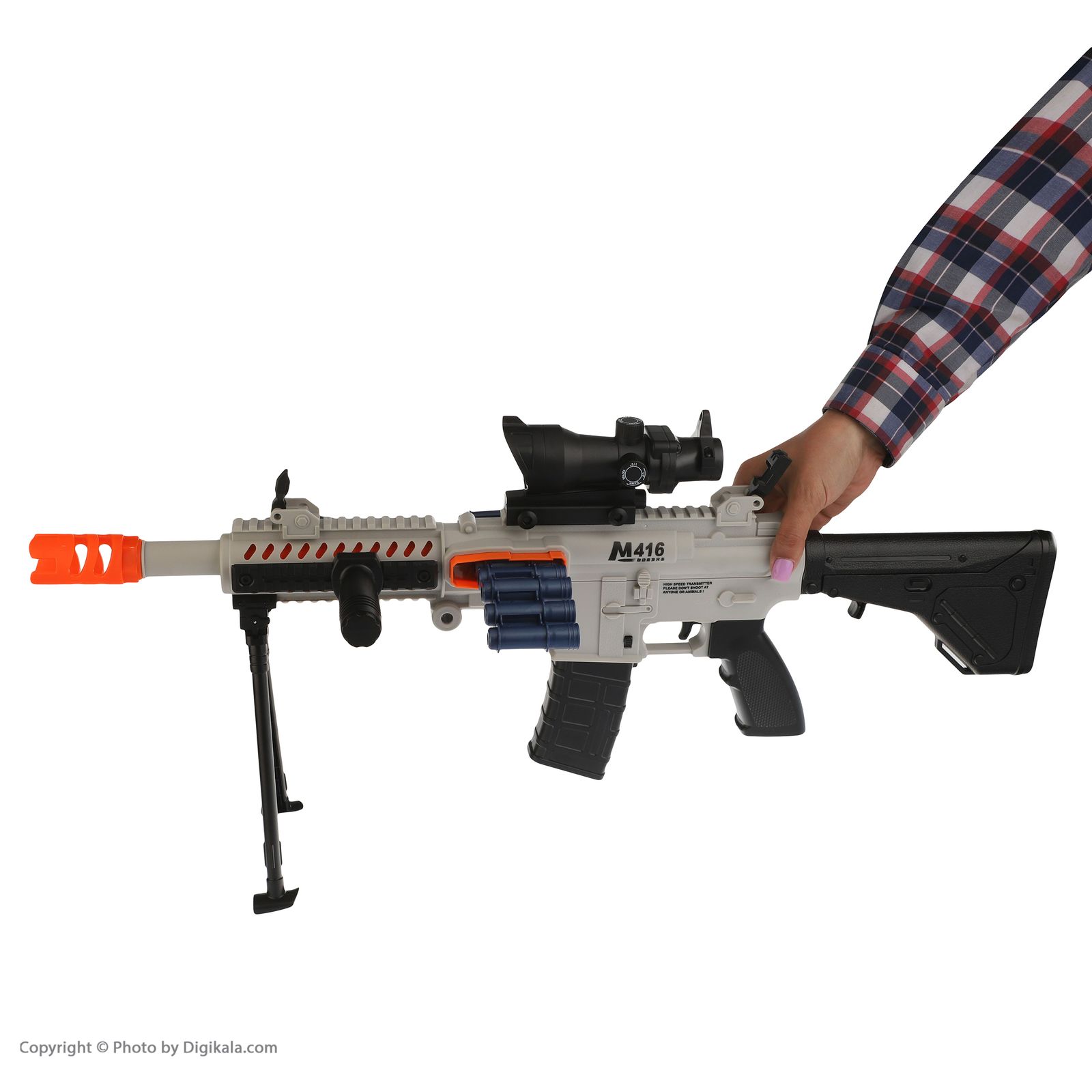 تفنگ بازی مدل M416 -  - 6