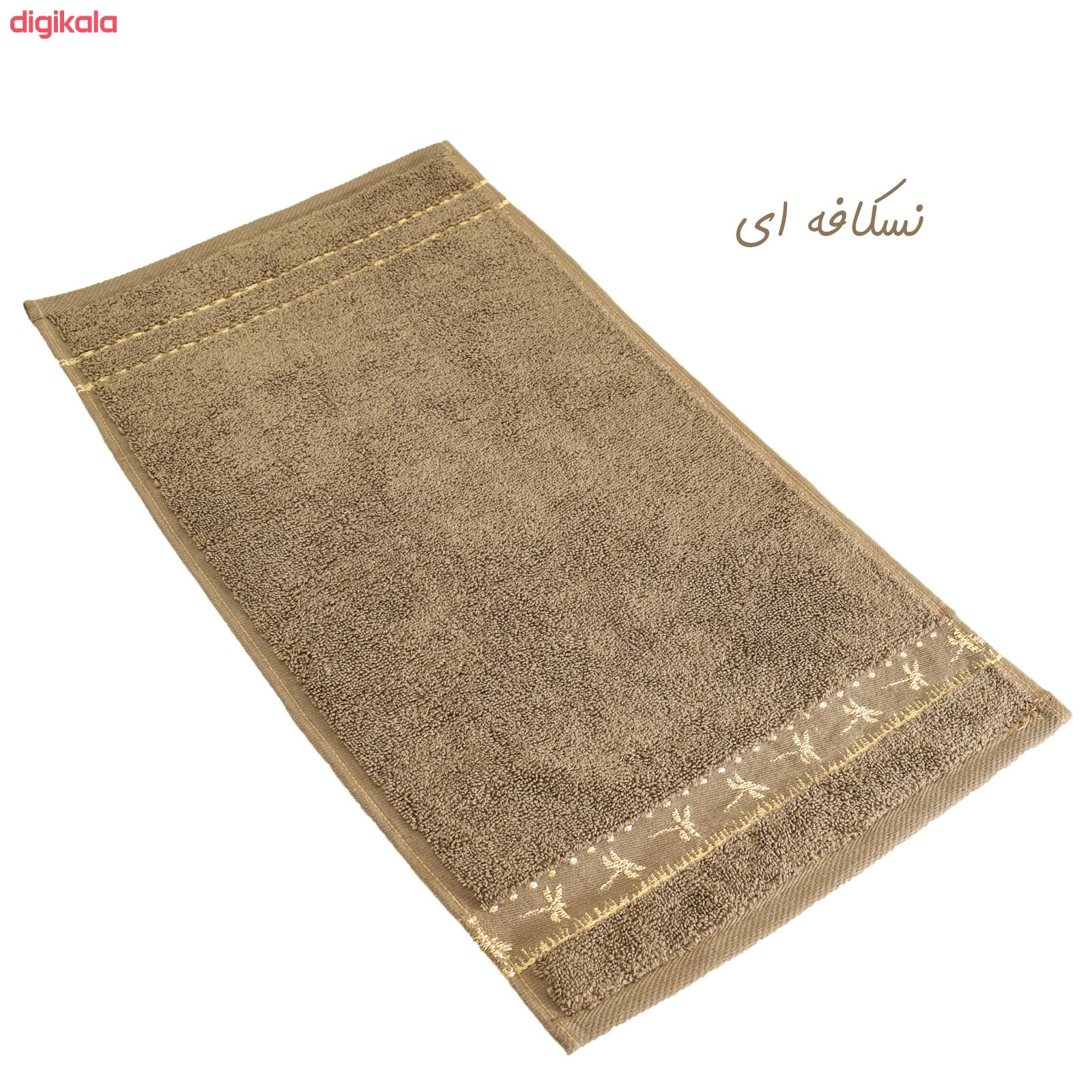 حوله دستی آذین بافت مدل تاج سایز 30x60 سانتی متر main 1 11