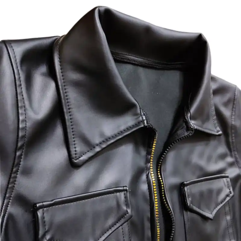 کت چرم زنانه مدل کارگو چرم کد A