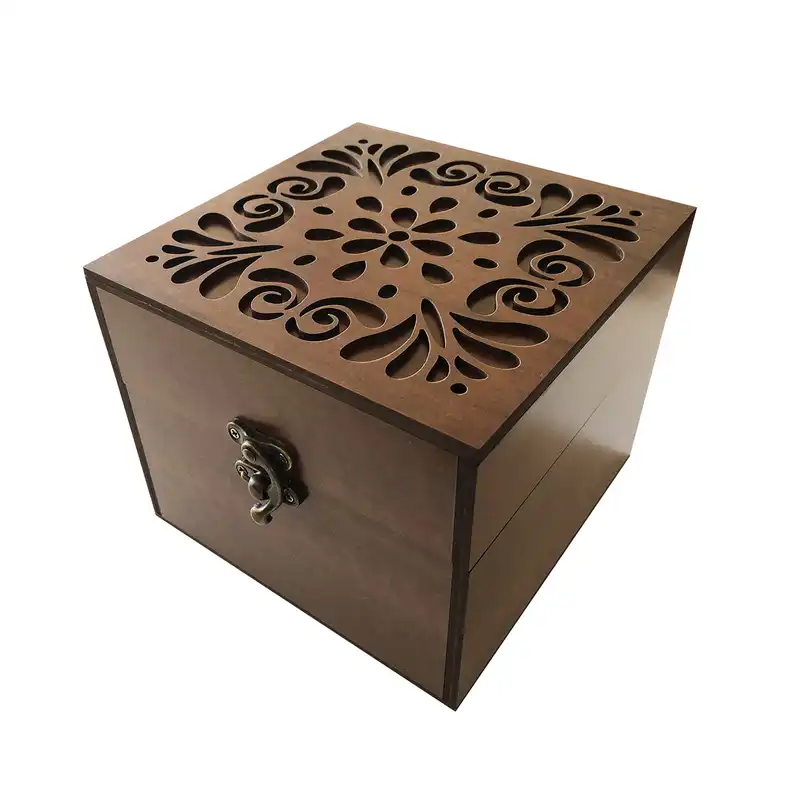 جعبه هدیه چوبی مدل j109