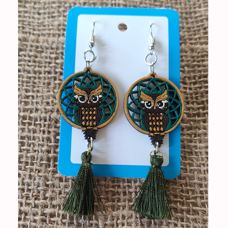 گوشواره دخترانه مدل جغد 05