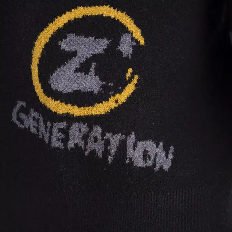 پلیور مردانه جین وست مدل یقه گرد کد 1221139 رنگ مشکی