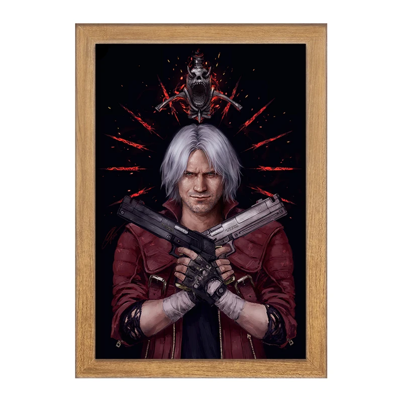 تابلو خندالو مدل بازی دویل می کرای Devil May Cry کد 30234