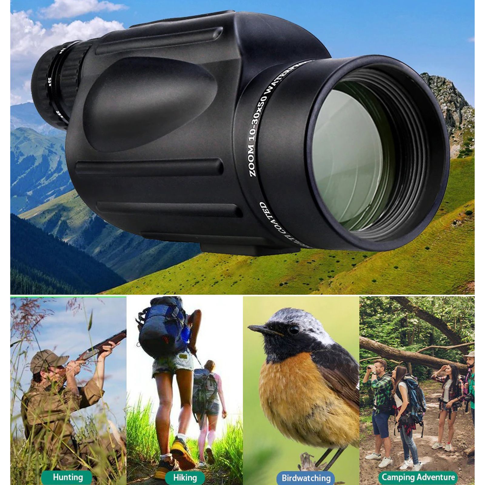 دوربین تک چشمی کومت مدل 10X30X-50 ZOOM -  - 9