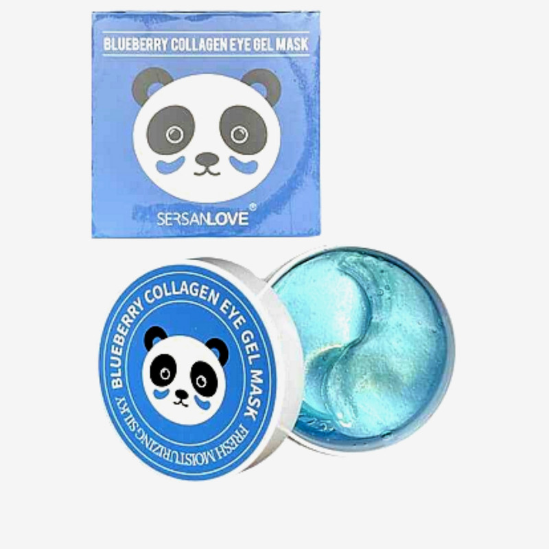 ماسک زیر چشم سرسان لاو مدل بلوبری وزن 80 گرم بسته 60 عددی