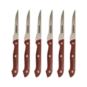 چاقو آشپزخانه مدل اره ای کد 1250 بسته 6 عددی