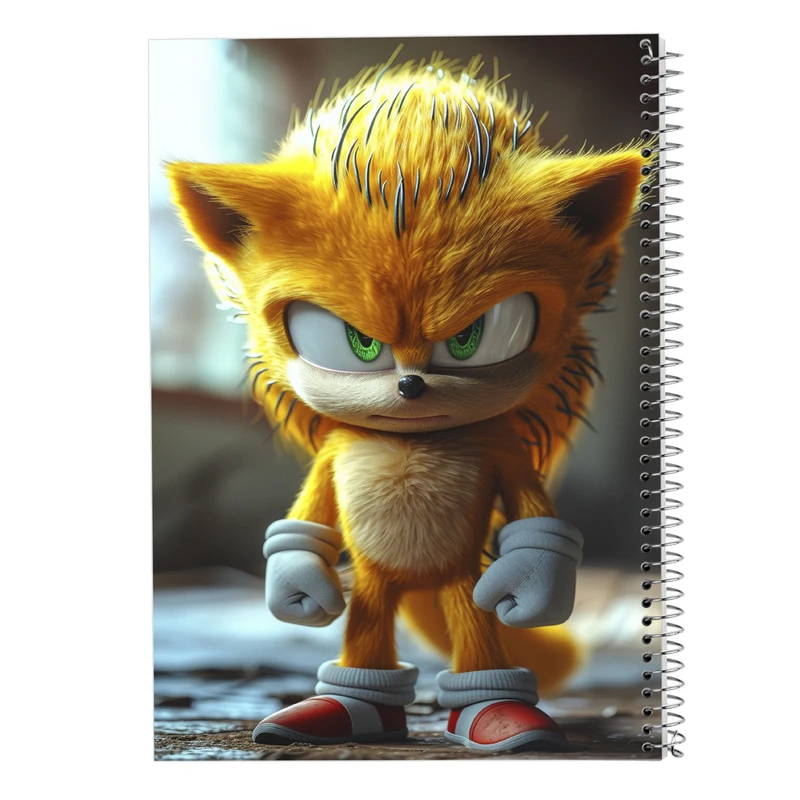 دفتر ژورنال نویسی 50 برگ مدوپد مدل نقطه ای طرح سونیک sonic کد DF13434