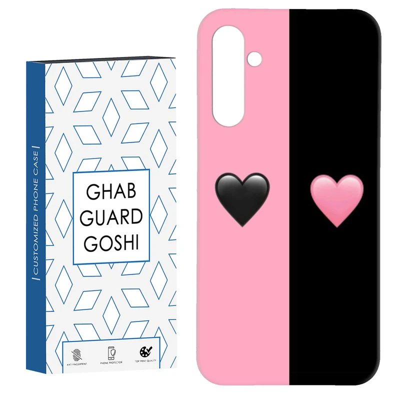 کاور قاب گارد گوشی طرح صورتی مشکی کد Dimo-251 مناسب برای گوشی موبایل سامسونگ Galaxy A34 / A34 5g