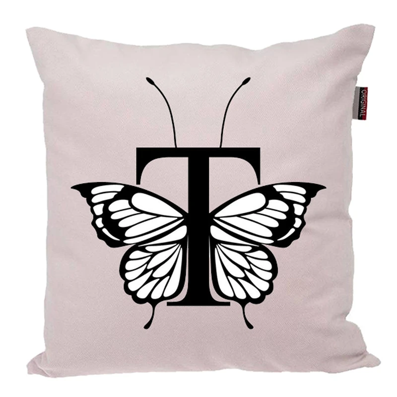 کوسن ناریکو مدل فانتزی طرح اسم T کد 04508