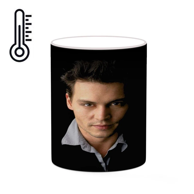 ماگ حرارتی کاکتی طرح جانی دپ Johnny Depp مدل mgh26471