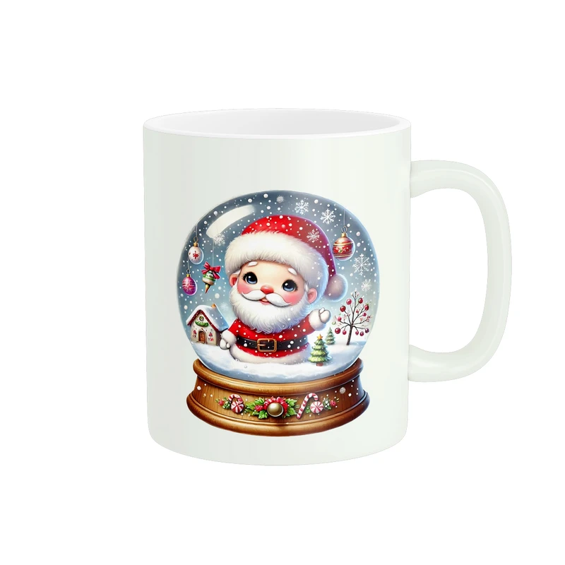 ماگ پادآفرین مدل کریسمس طرح بابانوئل گوزن آدم برفی کد PM1110