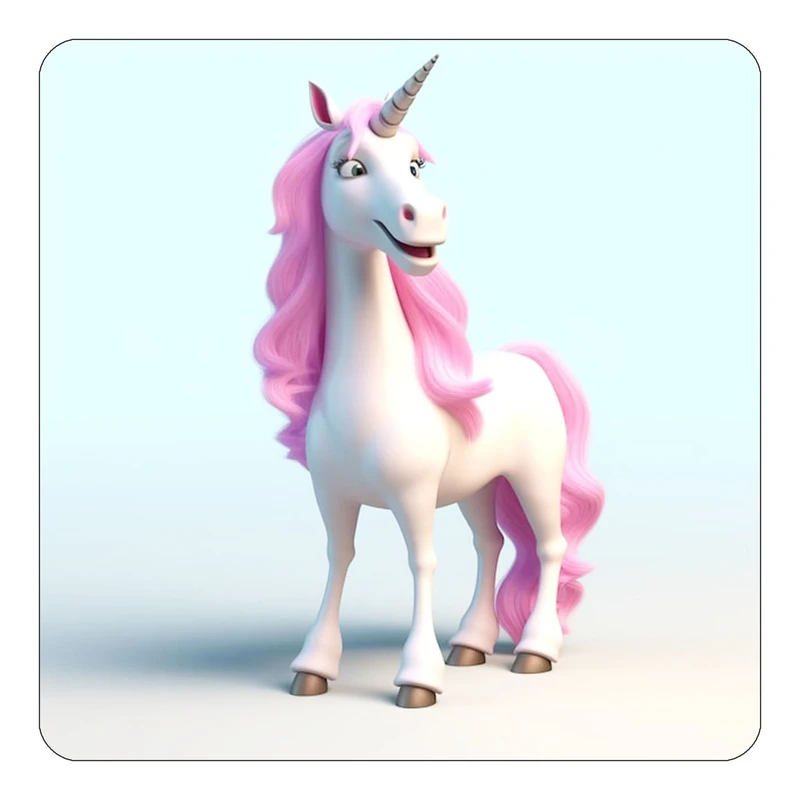 مگنت کاکتی طرح اسب تک شاخ و یونیکورن مدل mp29161