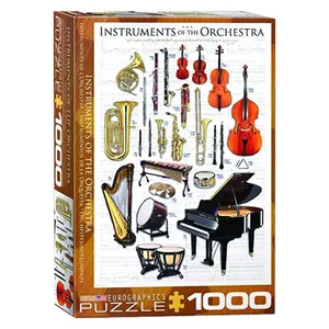 پازل 1000 تکه یوروگرافیکس پازلز مدل Instruments of the Orchestra كد 60001410
