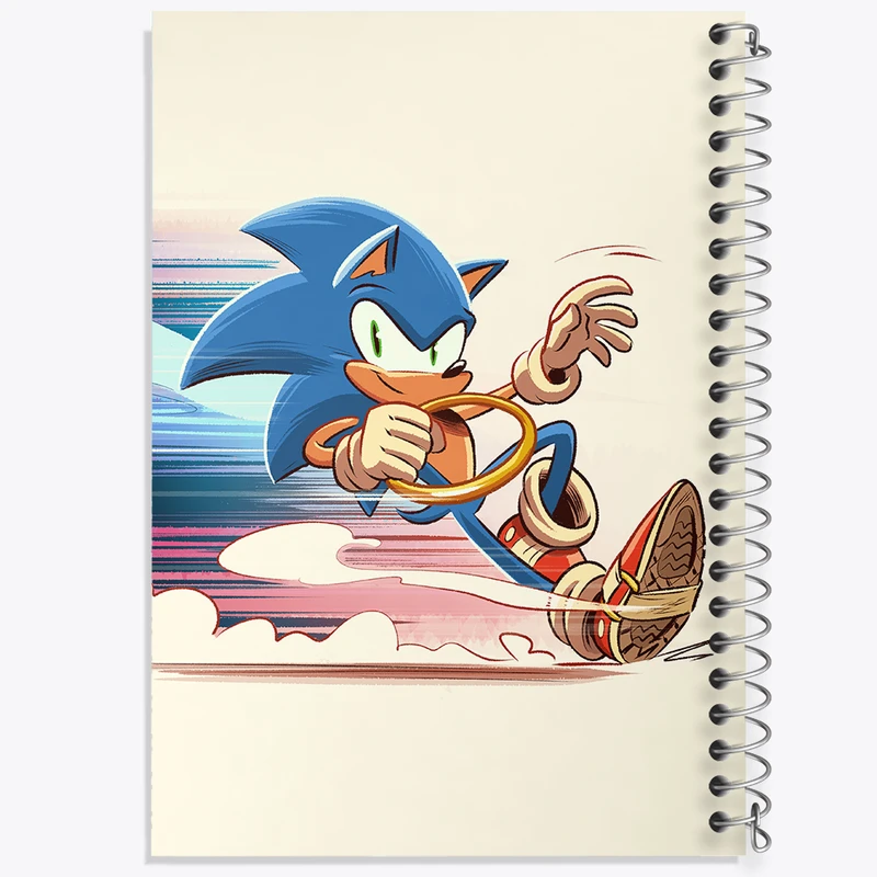 دفتر نت موسیقی 50 برگ خندالو مدل سونیک (Sonic) کد 37029