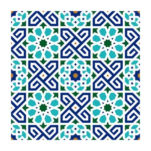 کاشی گلاک مدل اسلیمی طرح سنتی ایرانی کد TT134