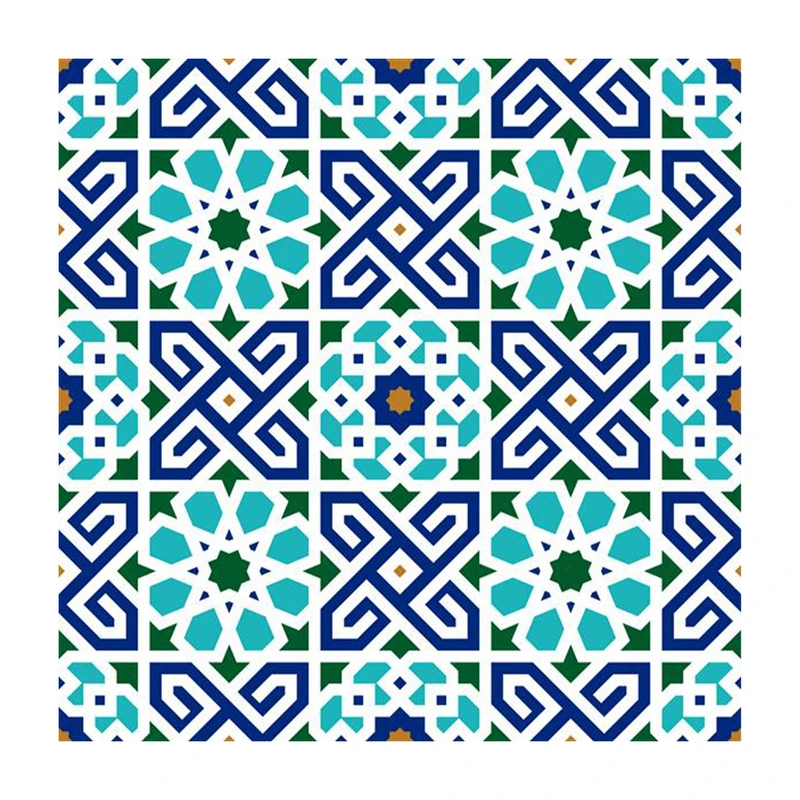 کاشی گلاک مدل اسلیمی طرح سنتی ایرانی کد TT134