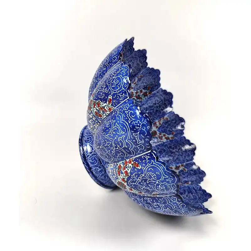 ست کاسه و بشقاب میناکاری کد s20