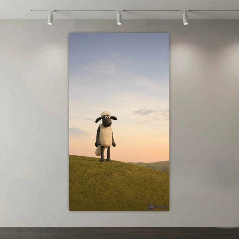 پوستر طرح  انیمیشن مدل شاون گوسفنده Shaun the Sheep (9) کد DV2177