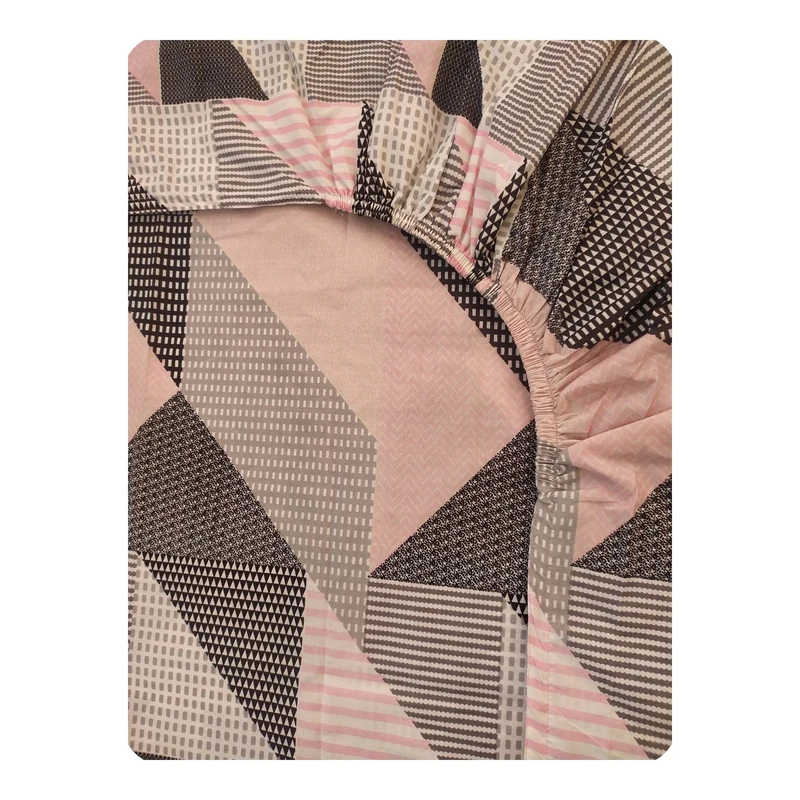 ملحفه پانیذ پود مدل چهل تکه کد A106-2 یک نفره سایز 90x200 سانتی متر