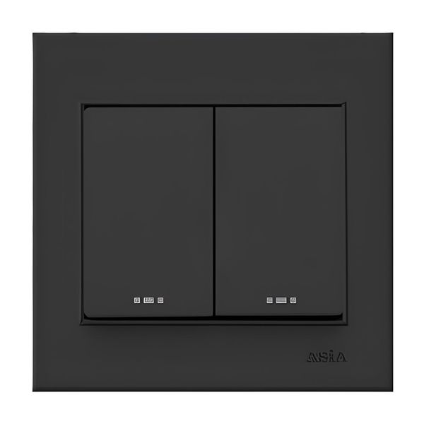 کلید دوپل صنایع آسیا الکتریک مدل EB