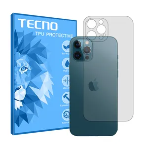 Tecno HyGEL model transparent phone back protector suitable for Apple iPhone 12 Pro mobile phone