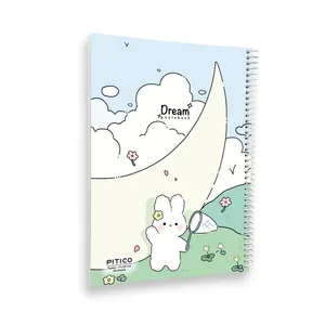 دفتر مشق 40 برگ پیتیکو مدل خرگوش کیوت