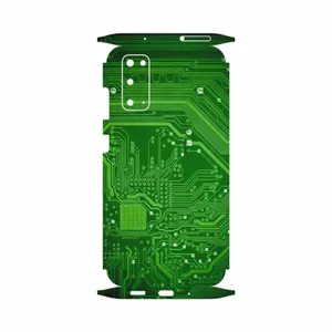 MAHOOT Green Printed Circuit Board-FullSkin Cover Sticker for Samsung Galaxy S20