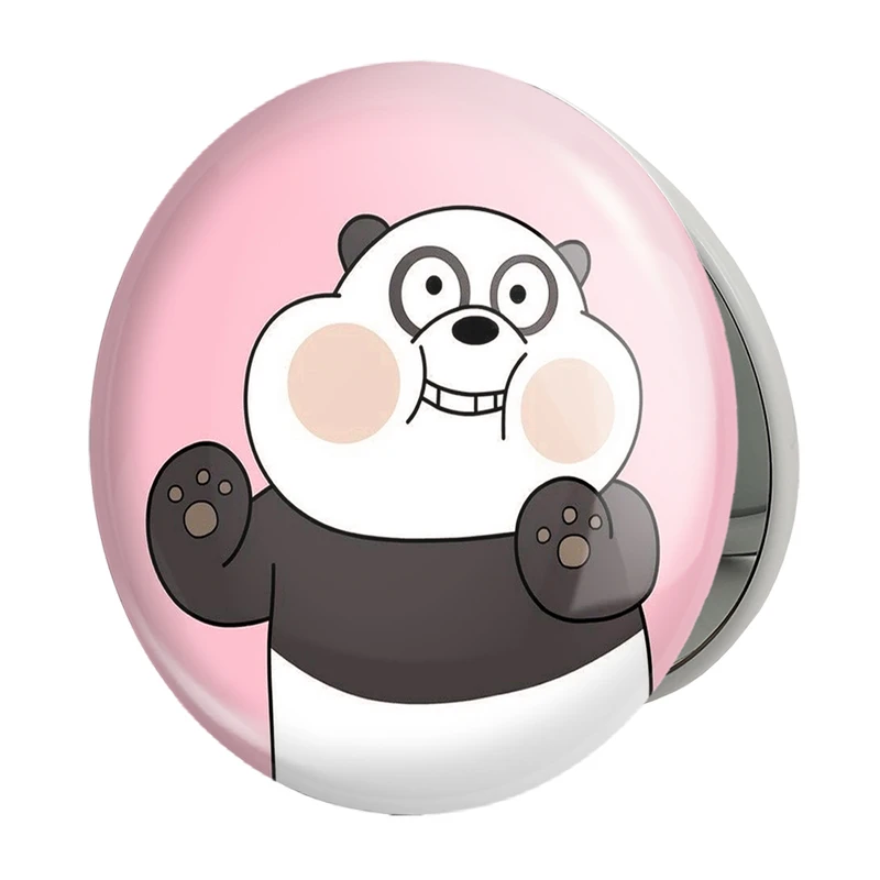 آینه جیبی خندالو طرح انیمیشن سه خرس کله پوک مدل تاشو کد 27631 