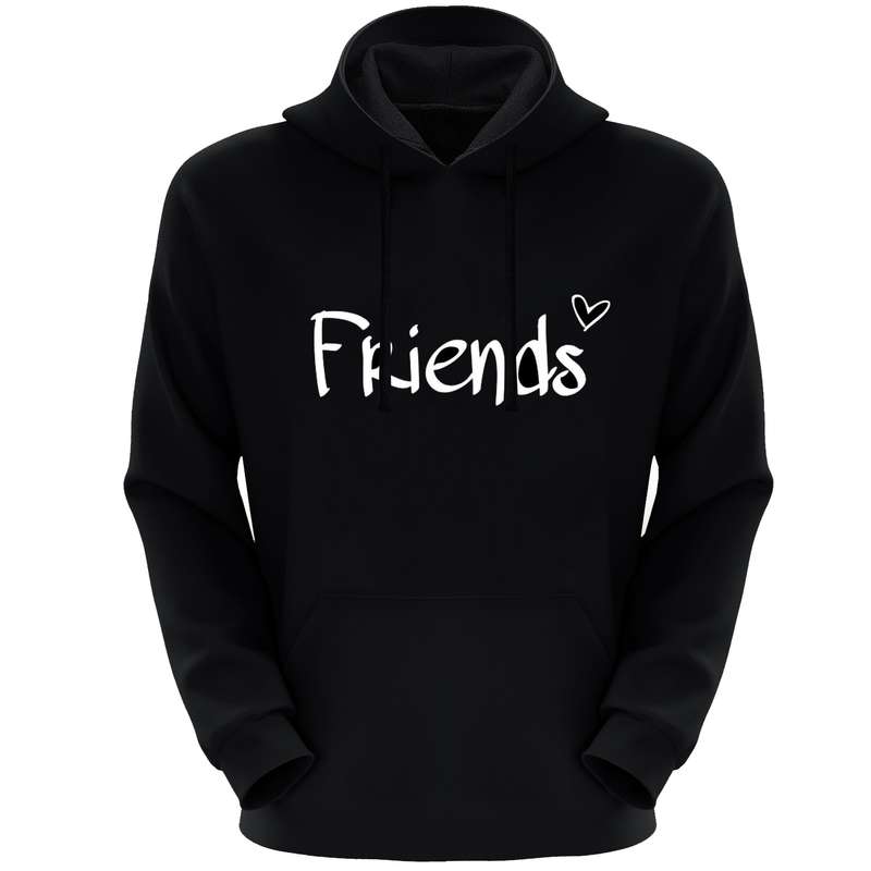 هودی زنانه مدل F356 FRiends رنگ مشکی