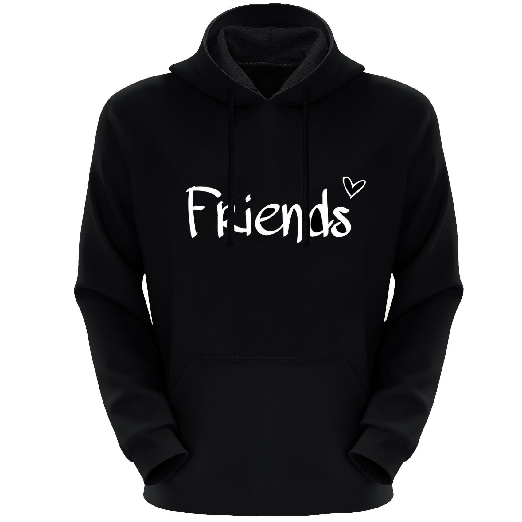 هودی زنانه مدل F356 FRiends رنگ مشکی