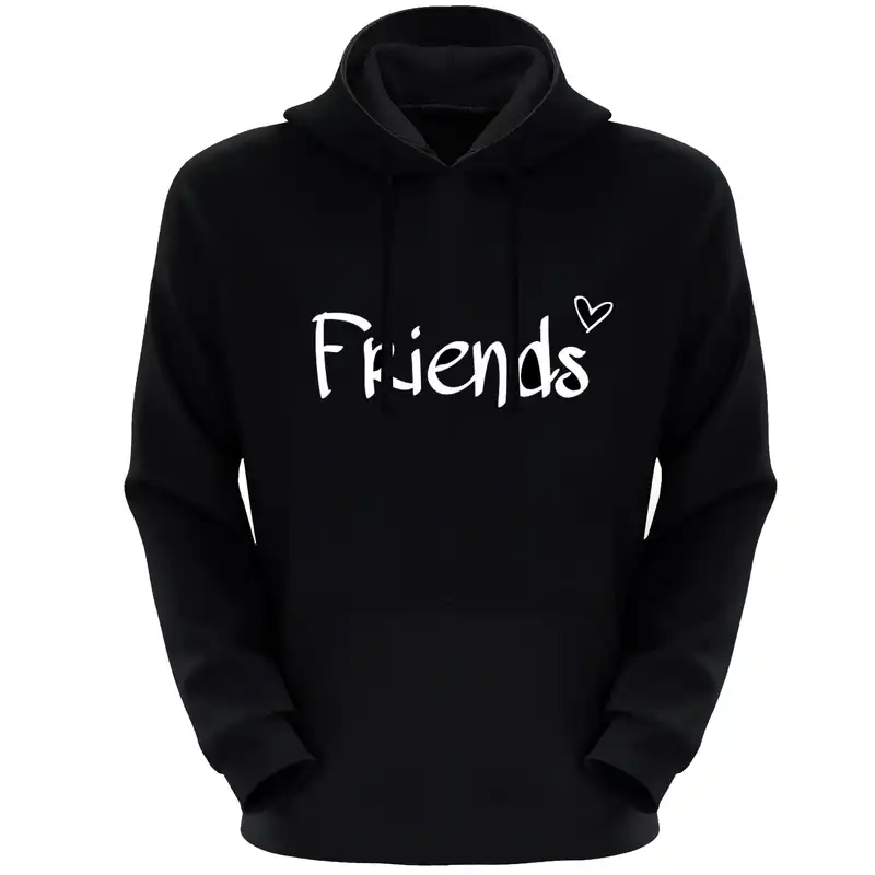 هودی زنانه مدل F356 FRiends رنگ مشکی