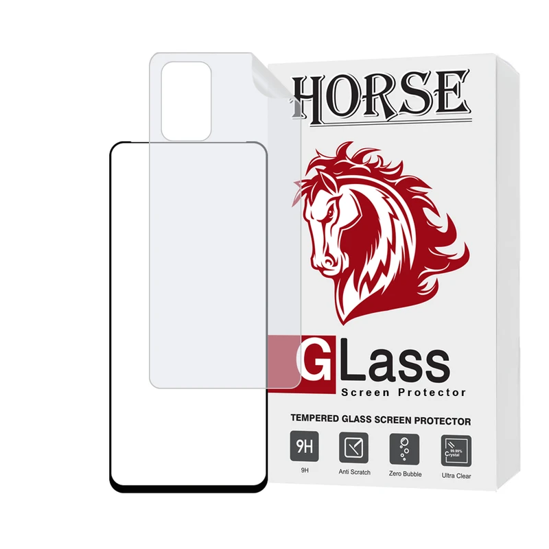 محافظ صفحه نمایش شفاف هورس مدل CERAMICNANOHO مناسب برای گوشی موبایل سامسونگ Galaxy A71 4G / Galaxy A71 5G به همراه محافظ پشت گوشی