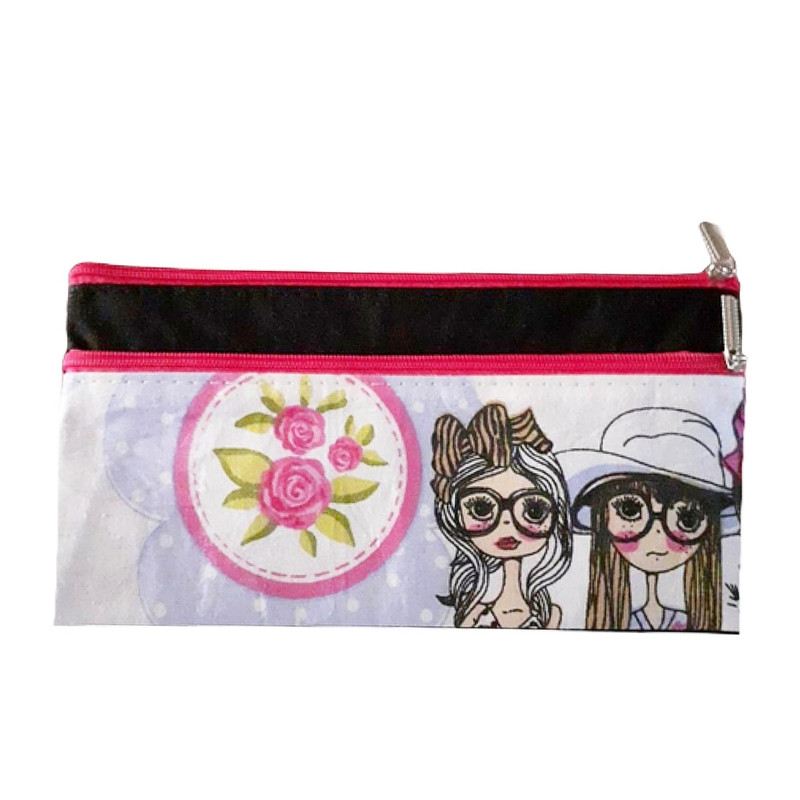 جامدادی الیزاسوینگ مدل Girl-2 Zipper کد Sattar-05