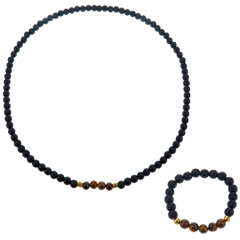 نیم ست مردانه مدل مهره ای کد TaM6970