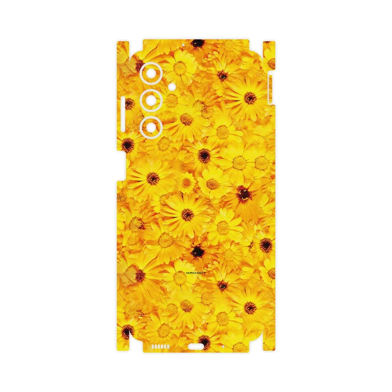 برچسب پوششی ماهوت مدل Yellow_Flower-FullSkin مناسب برای گوشی موبایل سامسونگ Galaxy F54